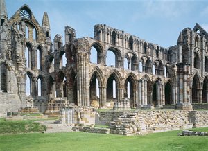 Ansicht von Whitby Abbey, North Yorkshire von Unbekannt Unbekannt
