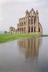 Ansicht von Whitby Abbey, North Yorkshire von Unbekannt Unbekannt