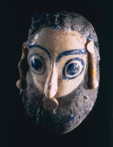 00367 Bartkopf-Anhänger, aus Karthago, Tunesien, Phönizisch, 4.-3. Jahrhundert v. Chr. von Unbekannt
