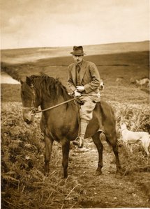 10. Herzog von Devonshire zu Pferd auf Bolton Moor, späte 1940er Jahre von William M. Timlin