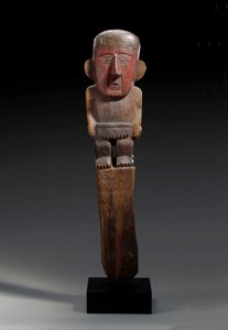 Ein Chimu-Holzfigurenmarker, ca. 1100-1400 von Unbekannt