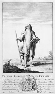 Ein Druide (Gravur) von Unbekannt
