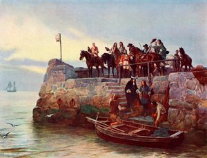 Eine verlorene Sache: Die Flucht von James II von Unbekannter Künstler