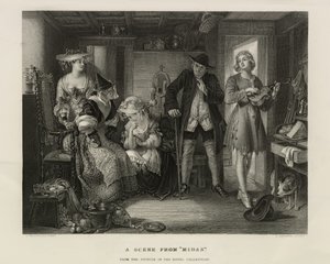 Eine Szene aus Midas, Großbritannien, ca. 1850