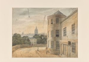 Ansicht des Crescent, Cambridge Street, Birmingham von Unbekannt