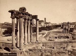 Ein Blick auf das Forum Romanum