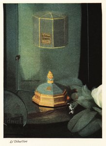 Werbung für Richard Hudnuts Parfüm, Parfum Le Debut Vert