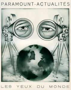 Werbung für Paramount-News: Kameras sind „die Augen der Welt“ von Unbekannter Künstler