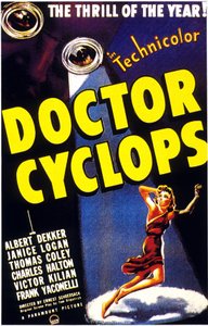 Plakat des Films Dr. Cyclops von Ernest Schoedsack mit Albert Dekker 1940 von Unbekannt