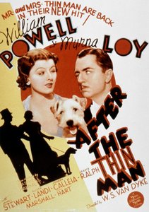 Plakat des Films Der dünne Mann von W.S. Van Dyke 1934 von Unbekannt