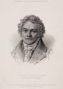 Alois Senefelder, deutscher Erfinder der Lithografie, ca. 1810 von Unbekannt
