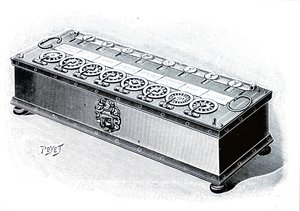 Eine Rechenmaschine entworfen von Blaise Pascal
