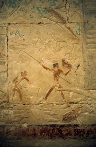Detail der Reliefs, die eine Fischszene darstellen von Leopold Blonder