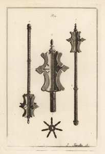 Alte Eisenkeule in der Sammlung von Gustavus Brander