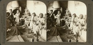 Arabische Männer in der Freizeit