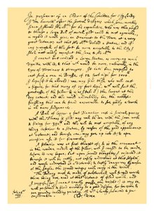 Autogramm: Sir Christopher Wren von Unbekannt