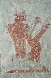 Basrelief im Ägyptischen Museum Kairo: Schreiber von Unbekannt