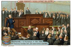 Bismarck im Reichstag