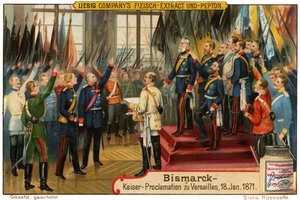 Bismarck in Versailles von Unbekannt