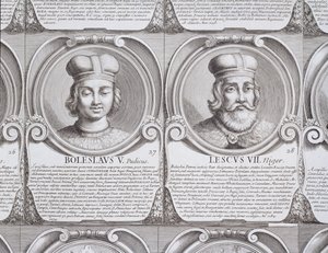 Boleslaw V, der Keusche, und Leszek II, der Schwarze, Nr. 27 und 28 aus 