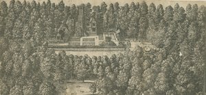 Boscobel House: Gravur, 17. Jahrhundert