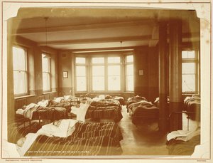 Schlafsaal für Jungen im Taubstummeninstitut, Derby