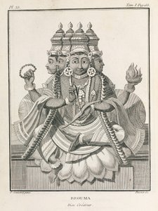 Brahma, der hinduistische Schöpfergott von Unbekannt