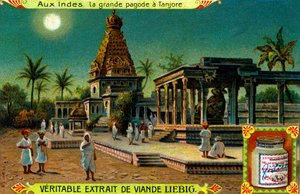 Brihadeeswarar-Tempel in Thanjavur, Indien von Unbekannter Künstler