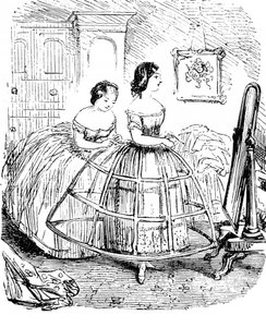 Britische Frauenmode - 1850er Jahre
