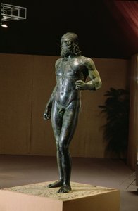 Bronzesoldat, aus dem Meer bei Riace, Sizilien, 5. Jahrhundert v. Chr. von Unbekannt