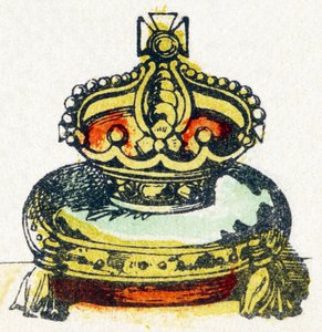 C - Krone - Alphabet - Kinderunterhaltung - Image Epinal, populäre Serie ca. 1890 von Unbekannt
