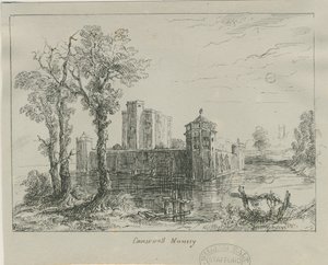 Caverswall Castle: Tintenzeichnung, nd [?19. Jahrhundert]
