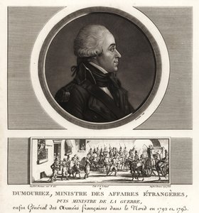 Charles-Francois du Perier Dumouriez, französischer General während der Französischen Revolutionskriege