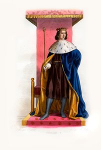Karl V. von Frankreich genannt der Weise, c.1844 (Gravur)