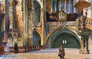 Kirche St. Stephan, Wien, Ende des 19./20. Jahrhunderts (Postkarte) von Unbekannter Künstler