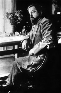 Claude Debussy, französischer Komponist, um 1905 (s/w Foto) von Unbekannter Künstler