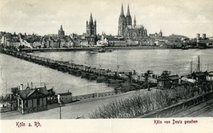 Köln, Deutschland Anfang des 20. Jahrhunderts