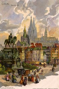 Köln, Deutschland, frühes 20. Jahrhundert von Unbekannter Künstler