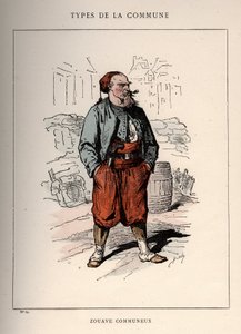 Kommune von Paris: Kostüm von ZOUAVE COMMUNIEUX (14) in „Les Communeux“