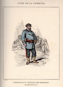 Commune de Paris: Kostüm eines Kommandanten und Ingenieurs der Barrikaden (23) in „Les Communeux“