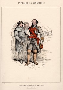 Commune de Paris: Kostüm des GENERAL EN CHEF in "Les Communeux" von Unbekannt