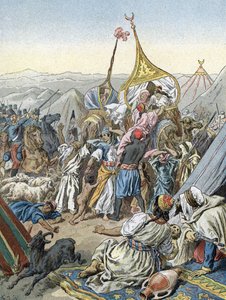Eroberung Algeriens durch Frankreich: Eroberung der Smalah von Abd-el-Kader in Taguin durch den Herzog von Aumale (1843) von Unbekannter Künstler