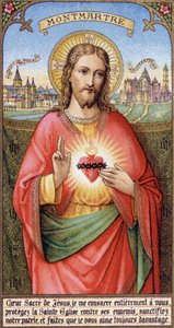 Weihe der Menschheit am Sacre Coeur in Montmartre von Unbekannter Künstler