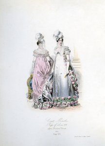 Hofmäntel während der Herrschaft von Ludwig XVIII von Unbekannter Künstler