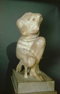 Kauernde Aphrodite, römische Kopie eines griechischen Originals aus dem späten 3. Jahrhundert v. Chr. von Unbekannt