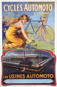 Cycles Automoto St Etienne - Die Automoto-Fabriken, ca. 1914 von Unbekannt