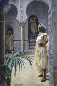 Daiduscha (1887, Aquarell auf Papier). Stockholm, Amells. Anders Zorn (1860-1920) von Unbekannter Künstler