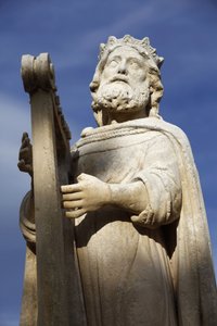 David-Statue in Salon-de-Provence, Salon-de-Provence, Frankreich von Unbekannt