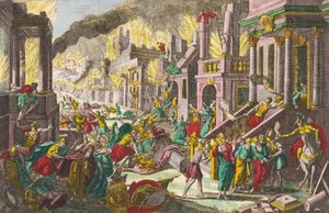Zerstörung Jerusalems durch Nebukadnezar II. 18. Jahrhundert