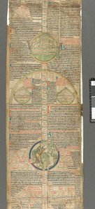 Detail eines Rundels aus Peter von Poitiers, Compendium historiae in genealogia Christi von Unbekannter Künstler